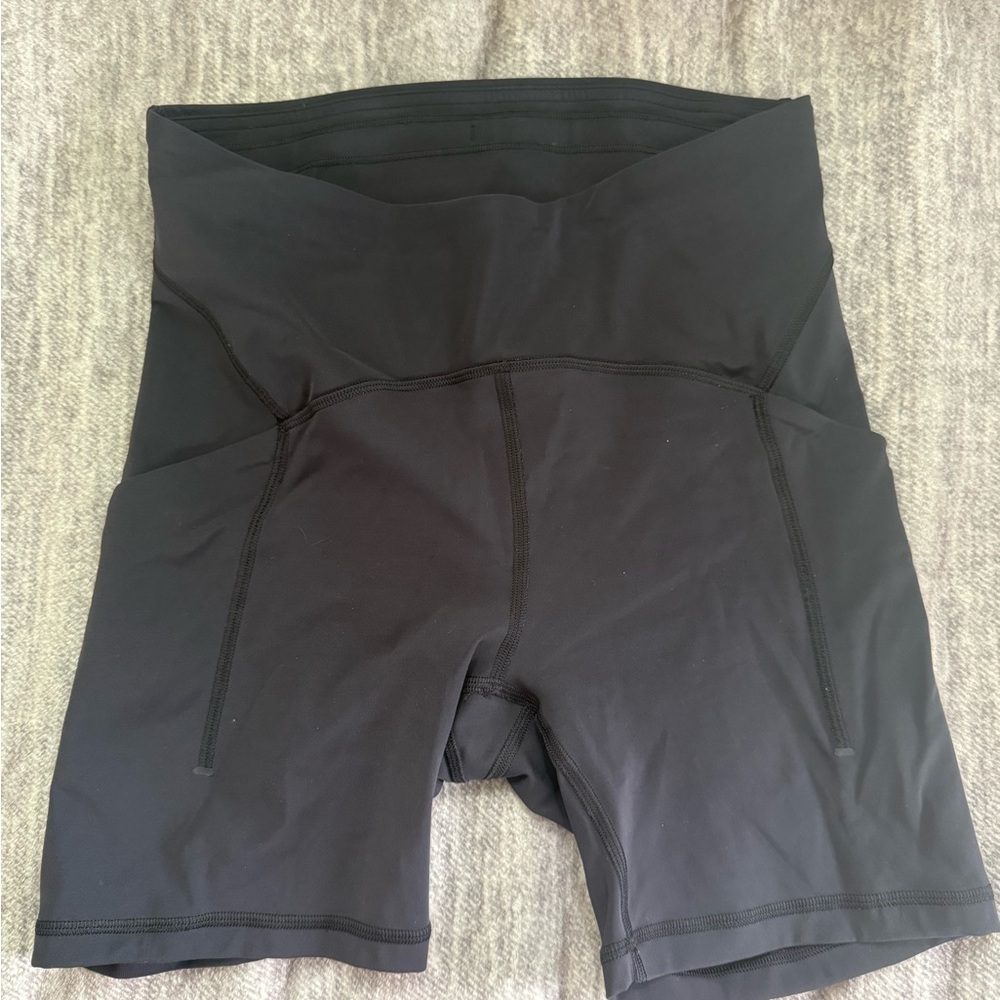 lululemon athletica Black High-Rise Bike Shorts